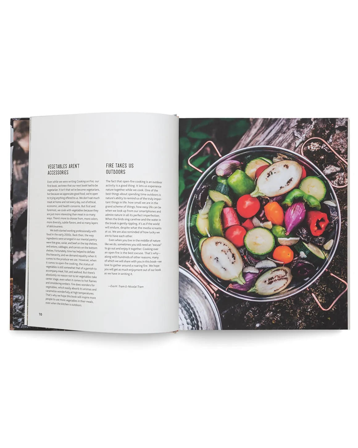 Cuisiner des légumes verts en feu