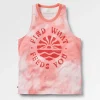 Débardeur en coton bio Discovery - Tie Dye Shell Pink