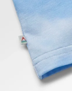 Débardeur en coton bio Discovery - Tie Dye Cornflower