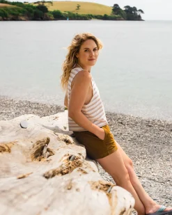 Débardeur en Coton Bio Retro Vibes - Rayures Rétro