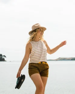 Débardeur en Coton Bio Retro Vibes - Rayures Rétro