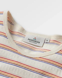 Débardeur en Coton Bio Retro Vibes - Rayures Rétro