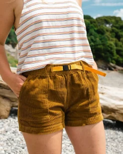 Del Sur Cord Short - Tapenade