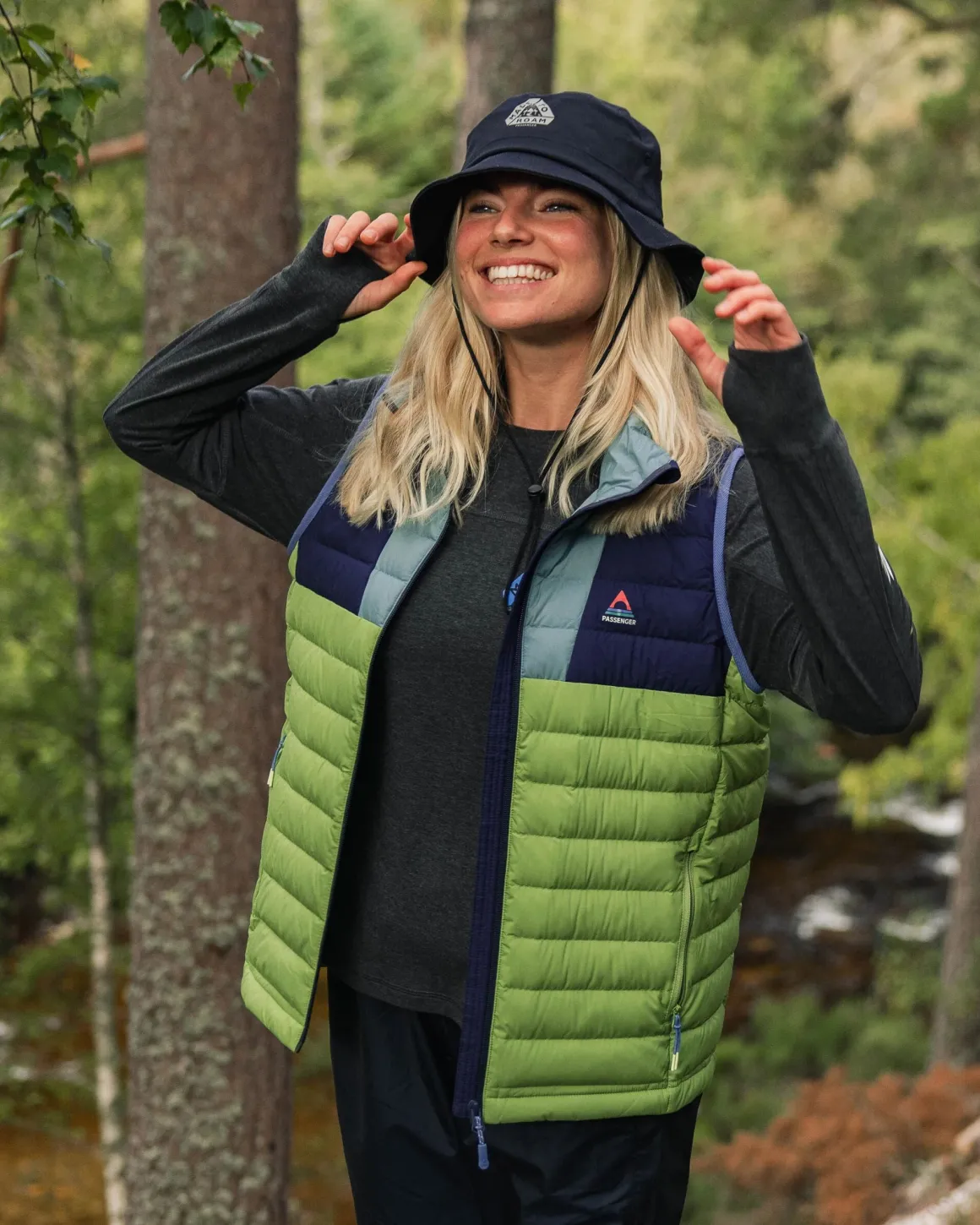 Doudoune recyclée Northstar - Rich Navy/Pear Green/Arctic