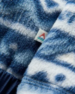 Ebb Polaire Recyclé - Mountain Geo Gris Bleu