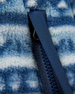 Ebb Polaire Recyclé - Mountain Geo Gris Bleu