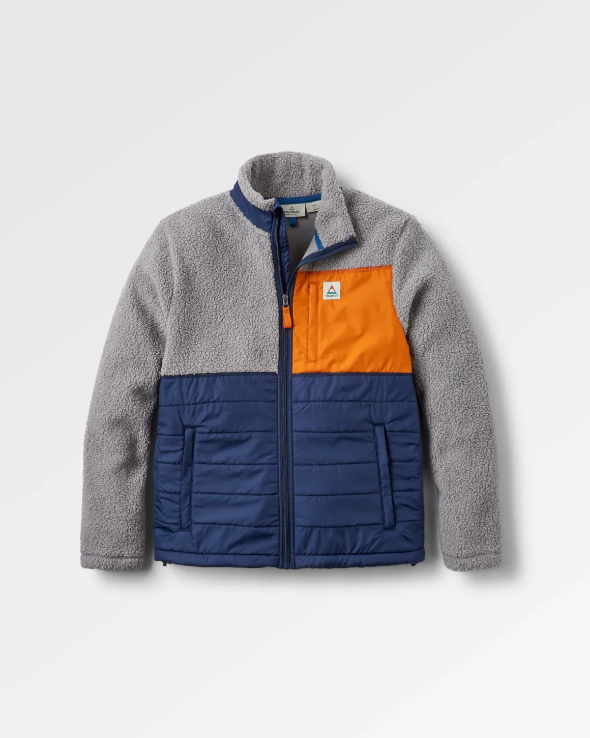 Explorateur Né Polaire Recyclé Doublé Sherpa Polaire - Gris Acier