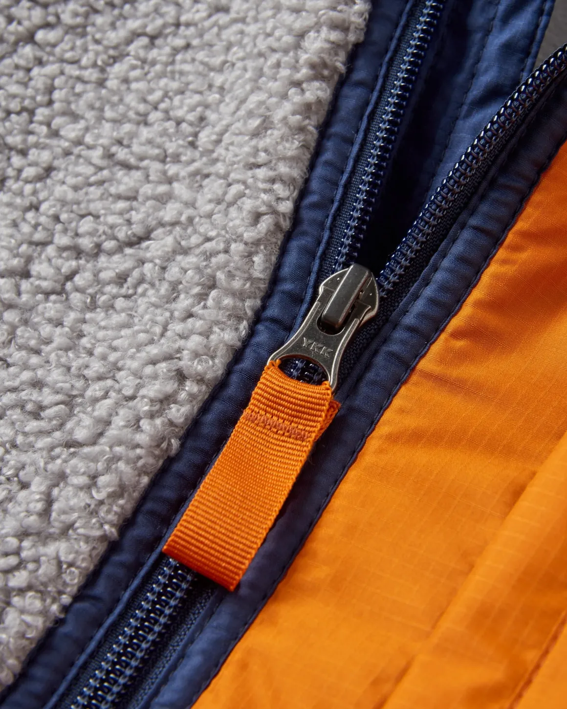 Explorateur Né Polaire Recyclé Doublé Sherpa Polaire - Gris Acier