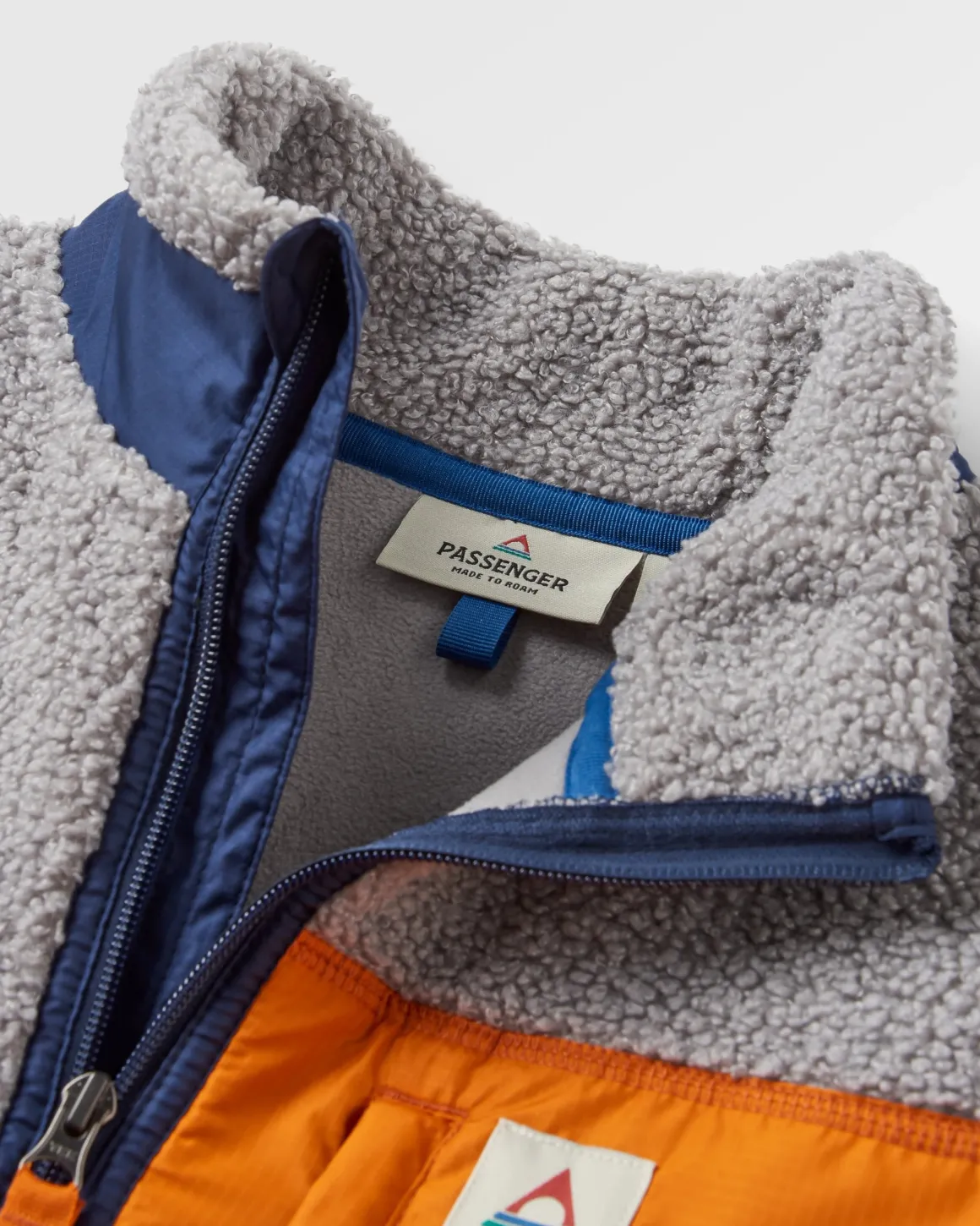 Explorateur Né Polaire Recyclé Doublé Sherpa Polaire - Gris Acier