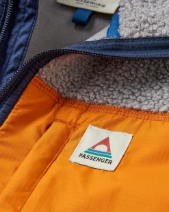 Explorateur Né Polaire Recyclé Doublé Sherpa Polaire - Gris Acier