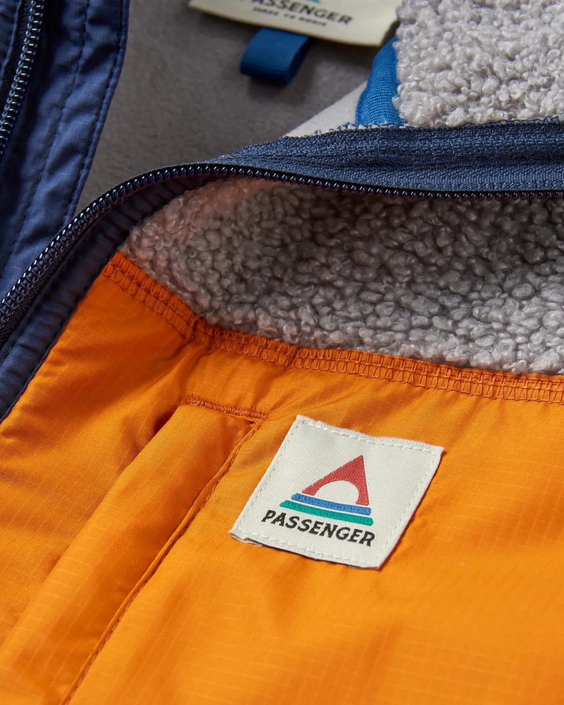 Explorateur Né Polaire Recyclé Doublé Sherpa Polaire - Gris Acier