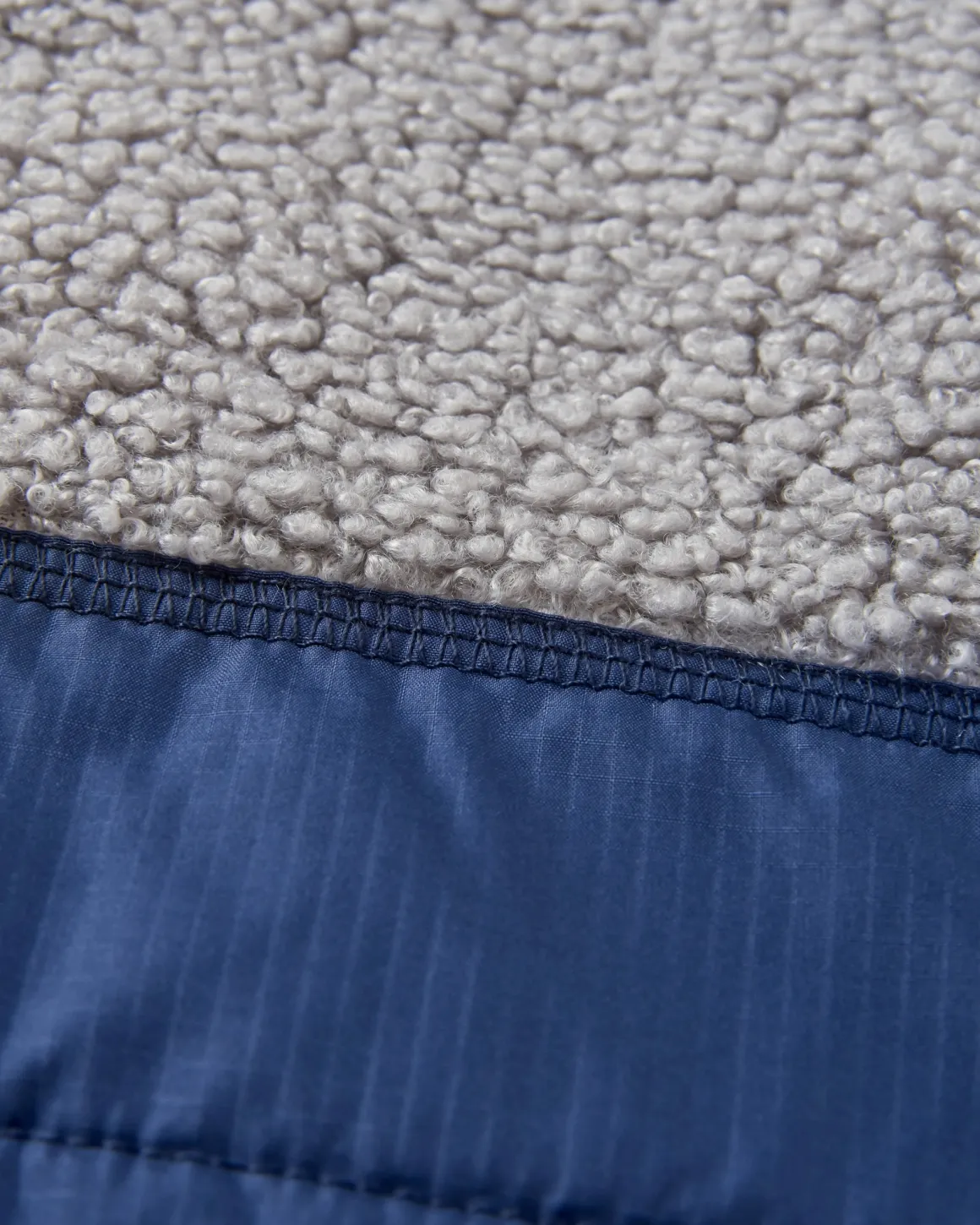 Explorateur Né Polaire Recyclé Doublé Sherpa Polaire - Gris Acier