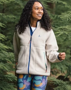 Fairbanks Full Zip Recycled Sherpa Fleece - Avoine