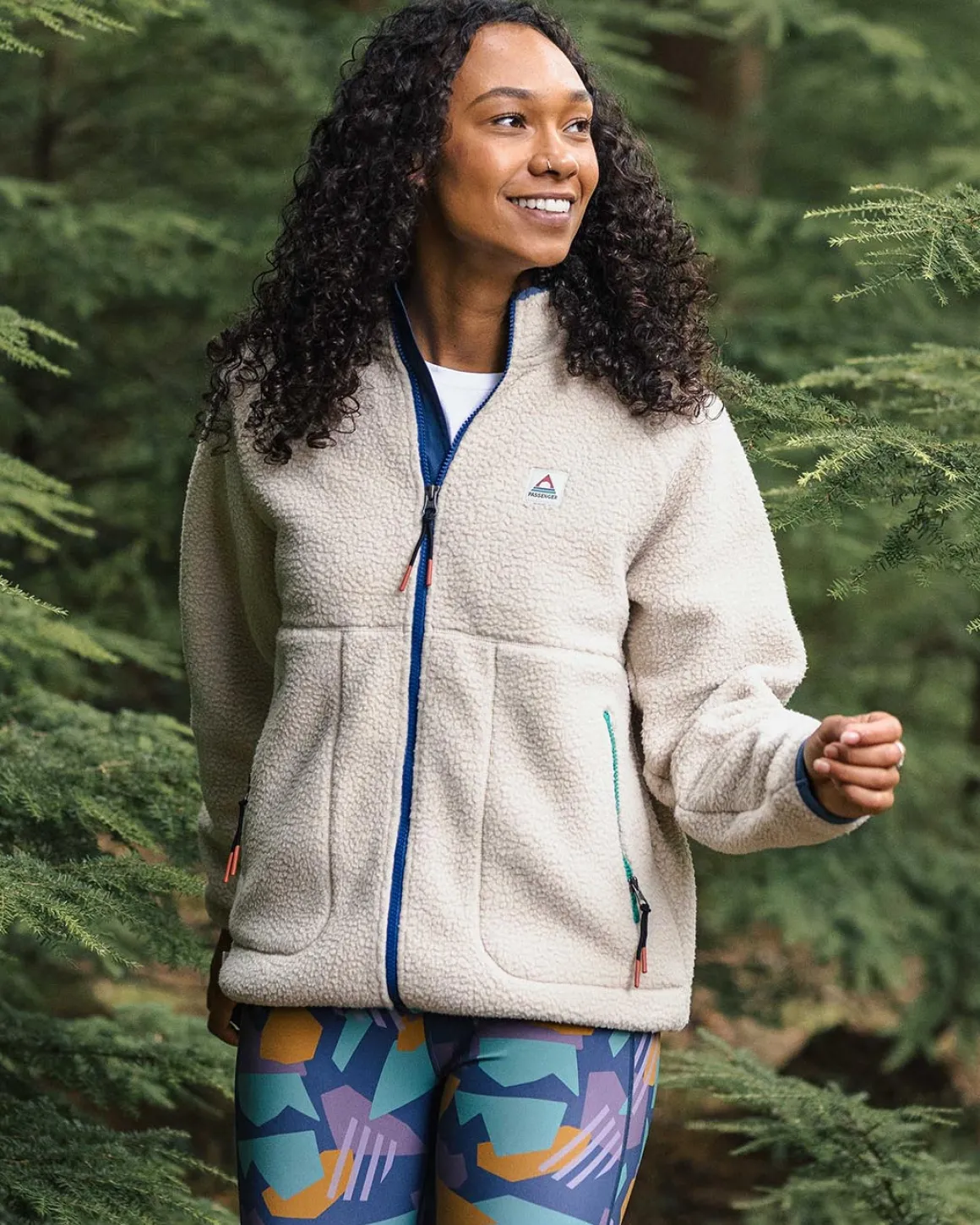 Fairbanks Full Zip Recycled Sherpa Fleece - Avoine