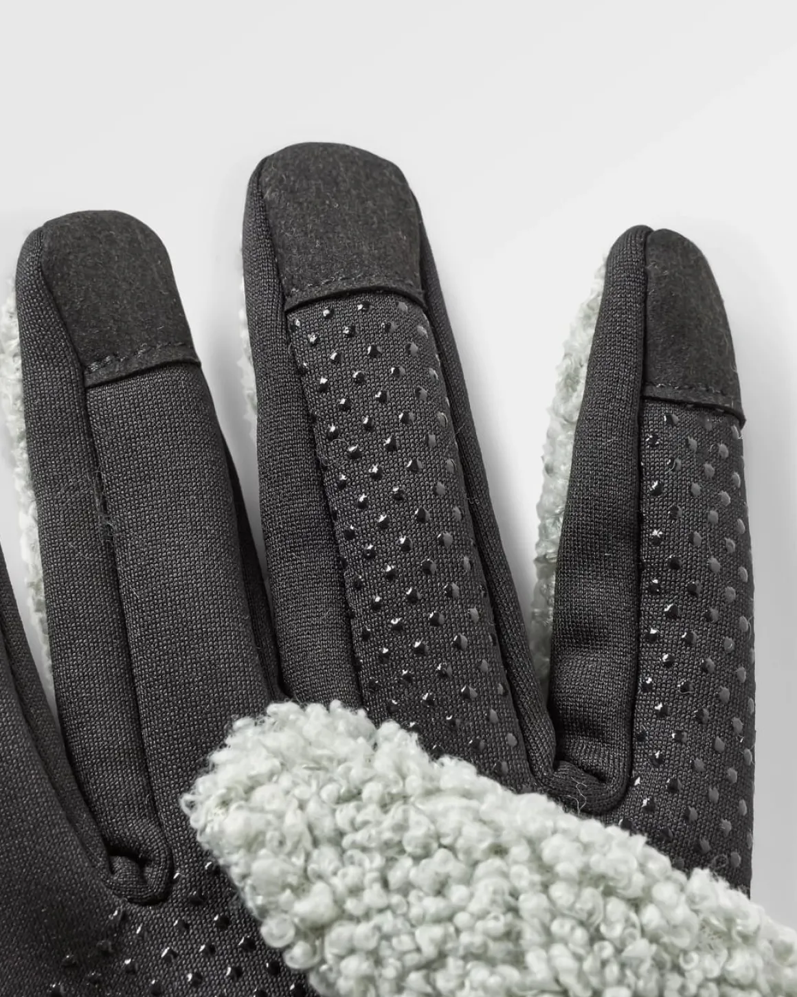 Gants Sherpa Recyclés Snowfall 2.0 - Pistache