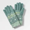 Gants Tricotés Recyclés en Ortie - Arctique