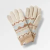 Gants Tricotés Recyclés en Ortie - Bouleau