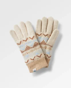 Gants Tricotés Recyclés en Ortie - Bouleau