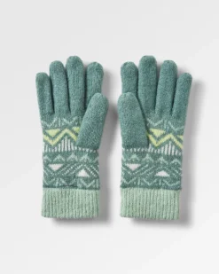 Gants Tricotés Recyclés en Ortie - Arctique