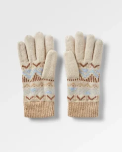Gants Tricotés Recyclés en Ortie - Bouleau