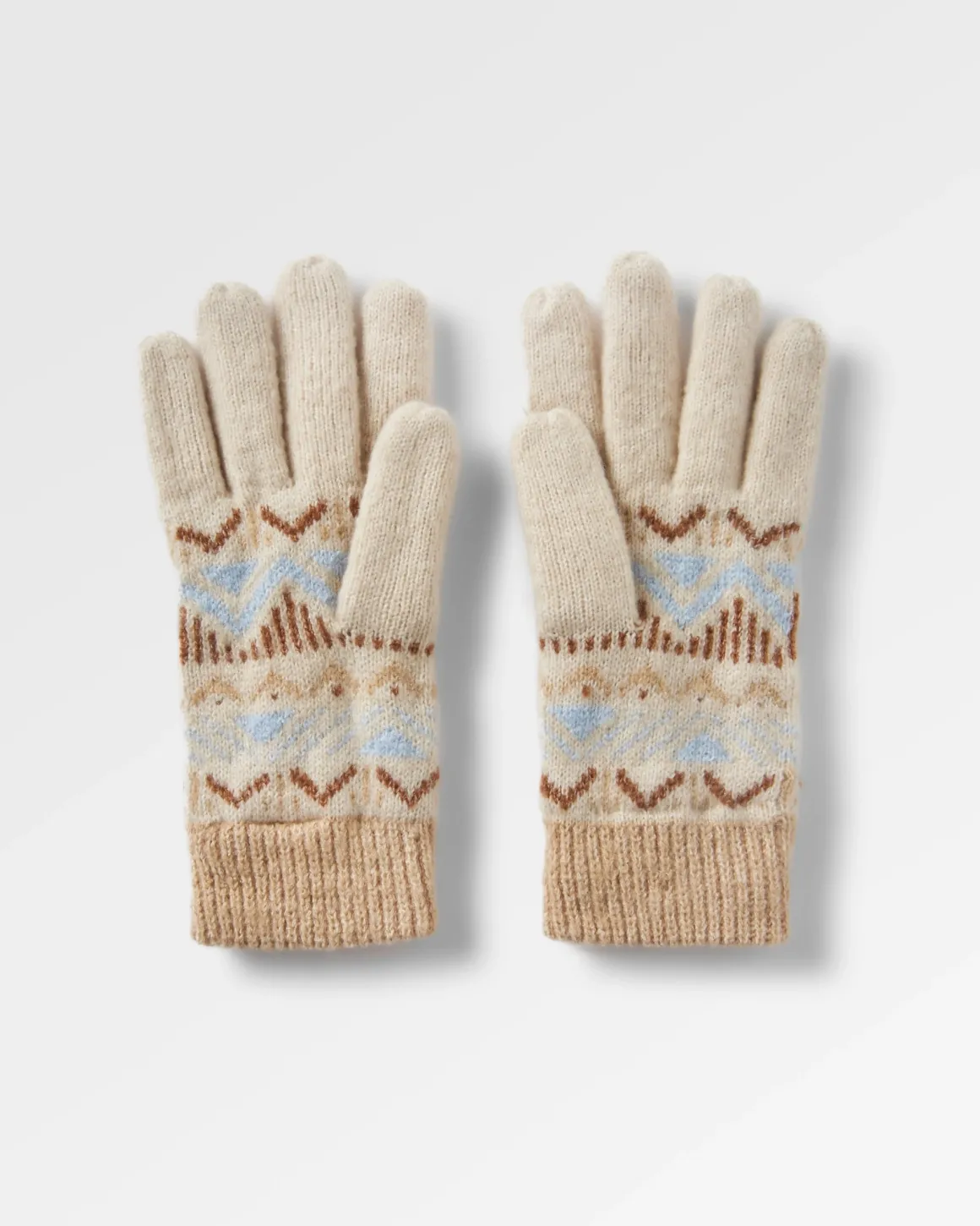 Gants Tricotés Recyclés en Ortie - Bouleau