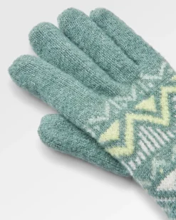 Gants Tricotés Recyclés en Ortie - Arctique