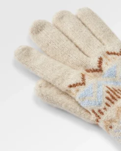 Gants Tricotés Recyclés en Ortie - Bouleau
