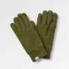 Gants tricotés recyclés Gale - Kaki