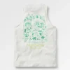 Gilet en coton bio Better Outside - Marshmallow
