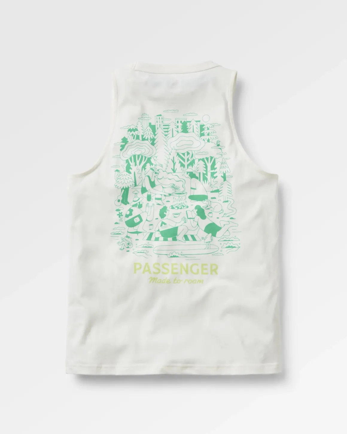 Gilet en coton bio Better Outside - Marshmallow