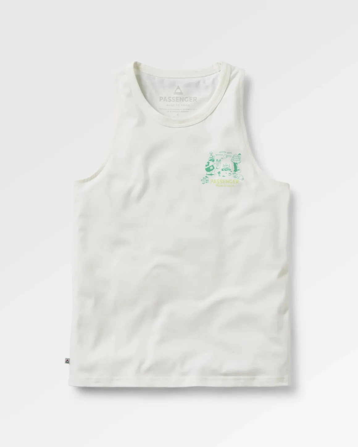 Gilet en coton bio Better Outside - Marshmallow