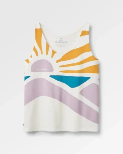 Gilet en Coton Bio Sunsets - Marshmallow