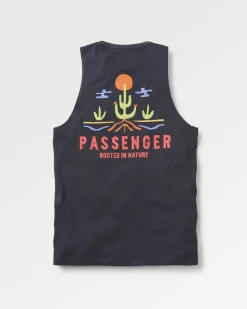 Gilet en coton recyclé planté - Noir