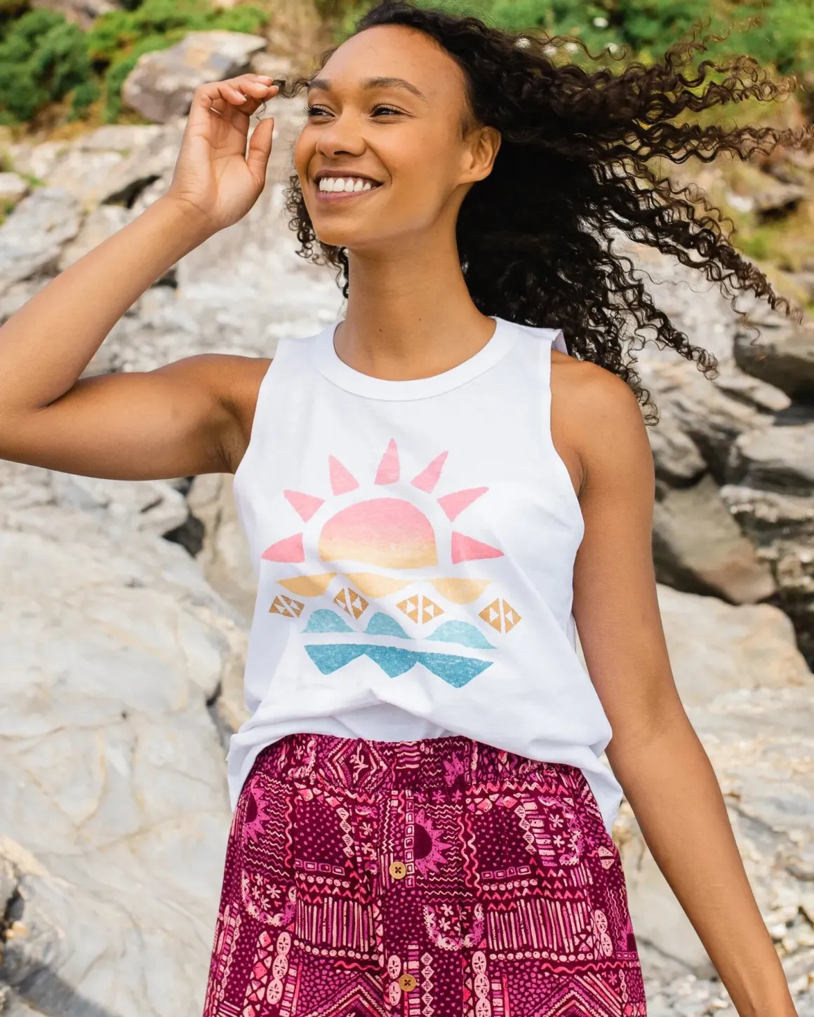 Gilet en Coton Recyclé Sunray - Blanc