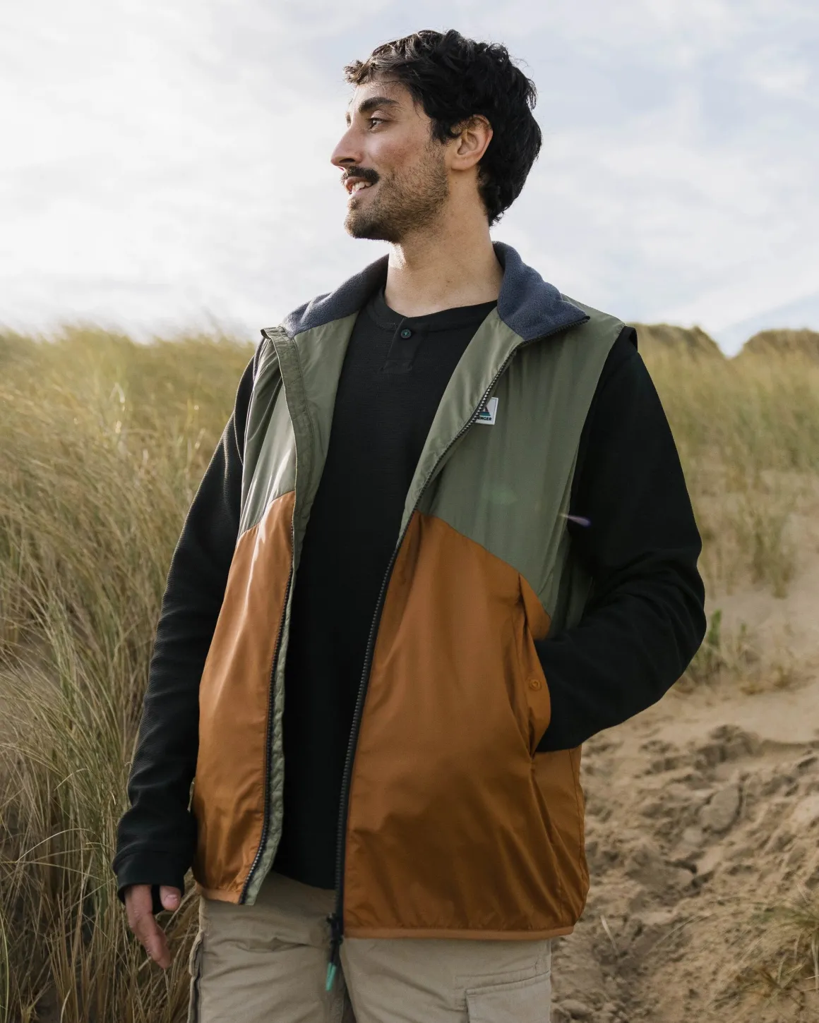 Gilet Isolé Recyclé Dusk - Olive Poudré