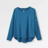 Hatha Recycled Active Top - Corsair Blue