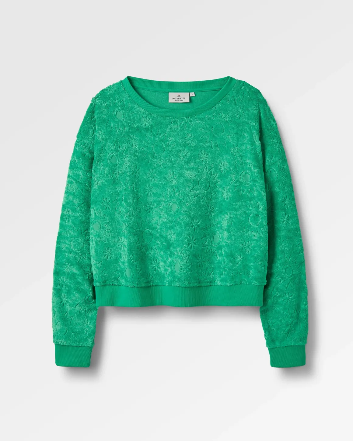 Haut à Manches Longues Texturé Vibes - Vert Épicéa