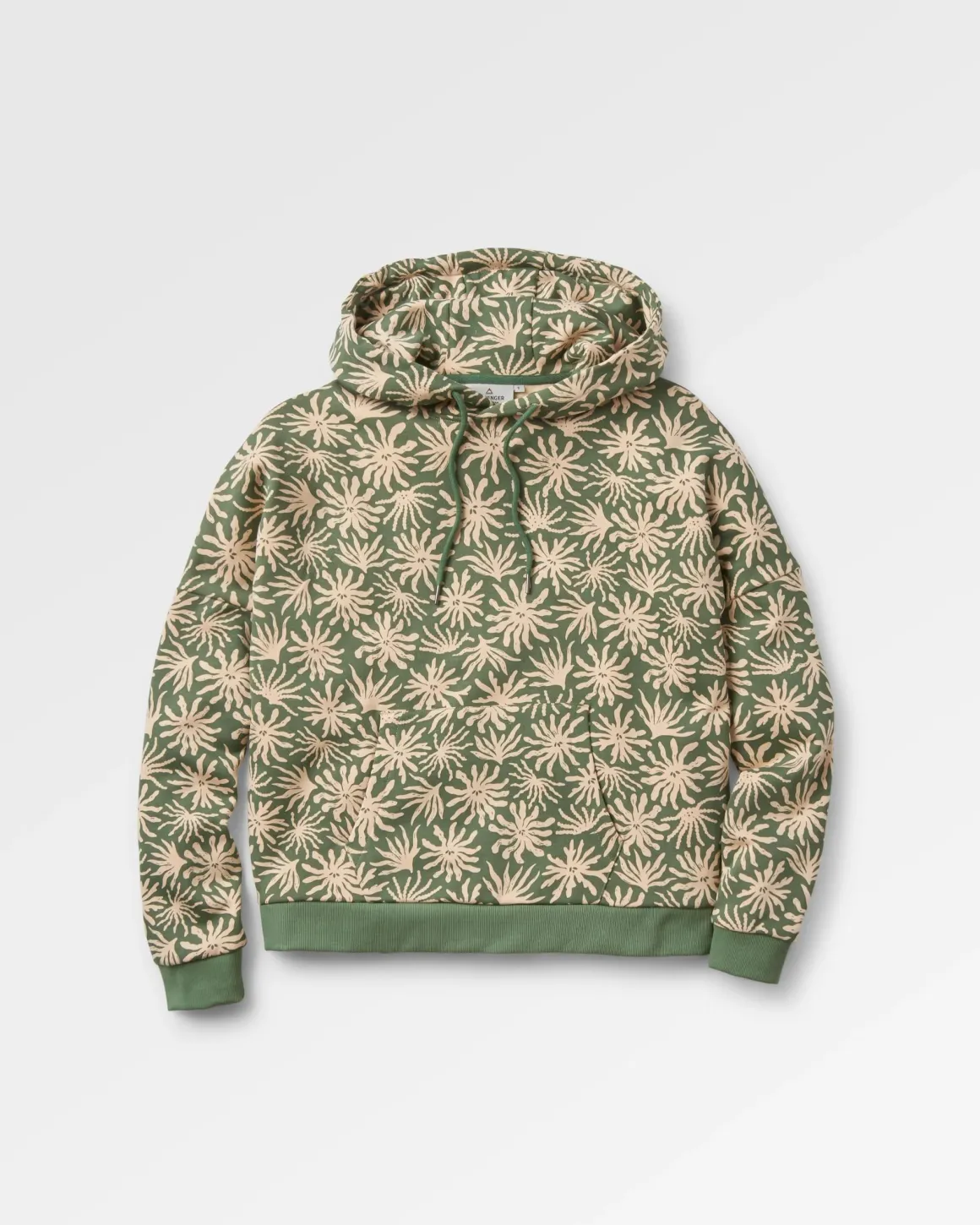 Hoodie en coton bio Arame - Pistache Algue