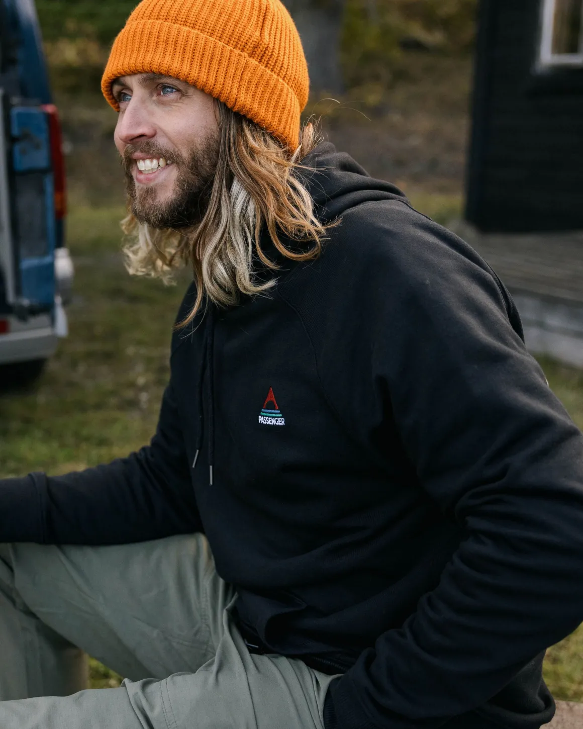 Hoodie en coton bio Vita - Noir