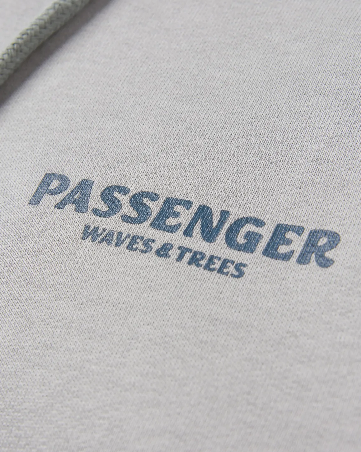 Hoodie en coton bio Waves u0026 Trees - Gris acier