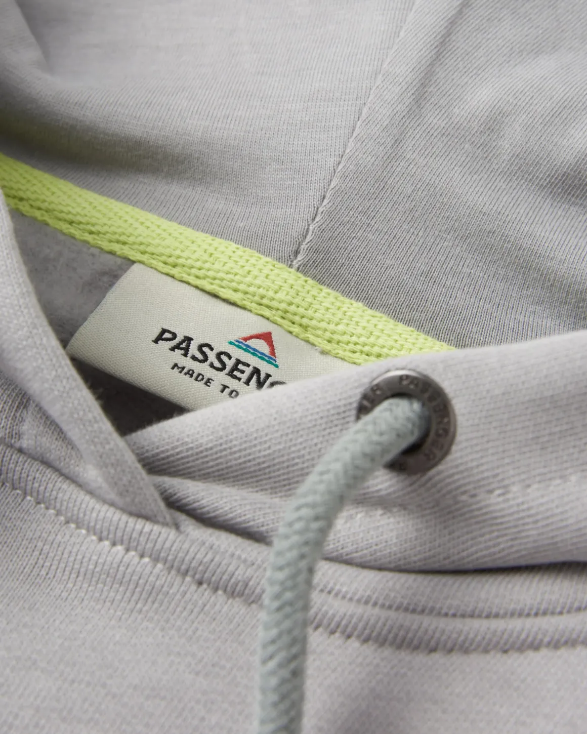 Hoodie en coton bio Waves u0026 Trees - Gris acier