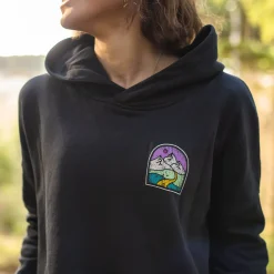Hoodie en coton recyclé Friday Collective - Noir