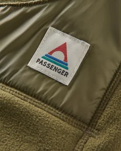 Hoodie en polaire recyclée Snow Lodge - Kaki