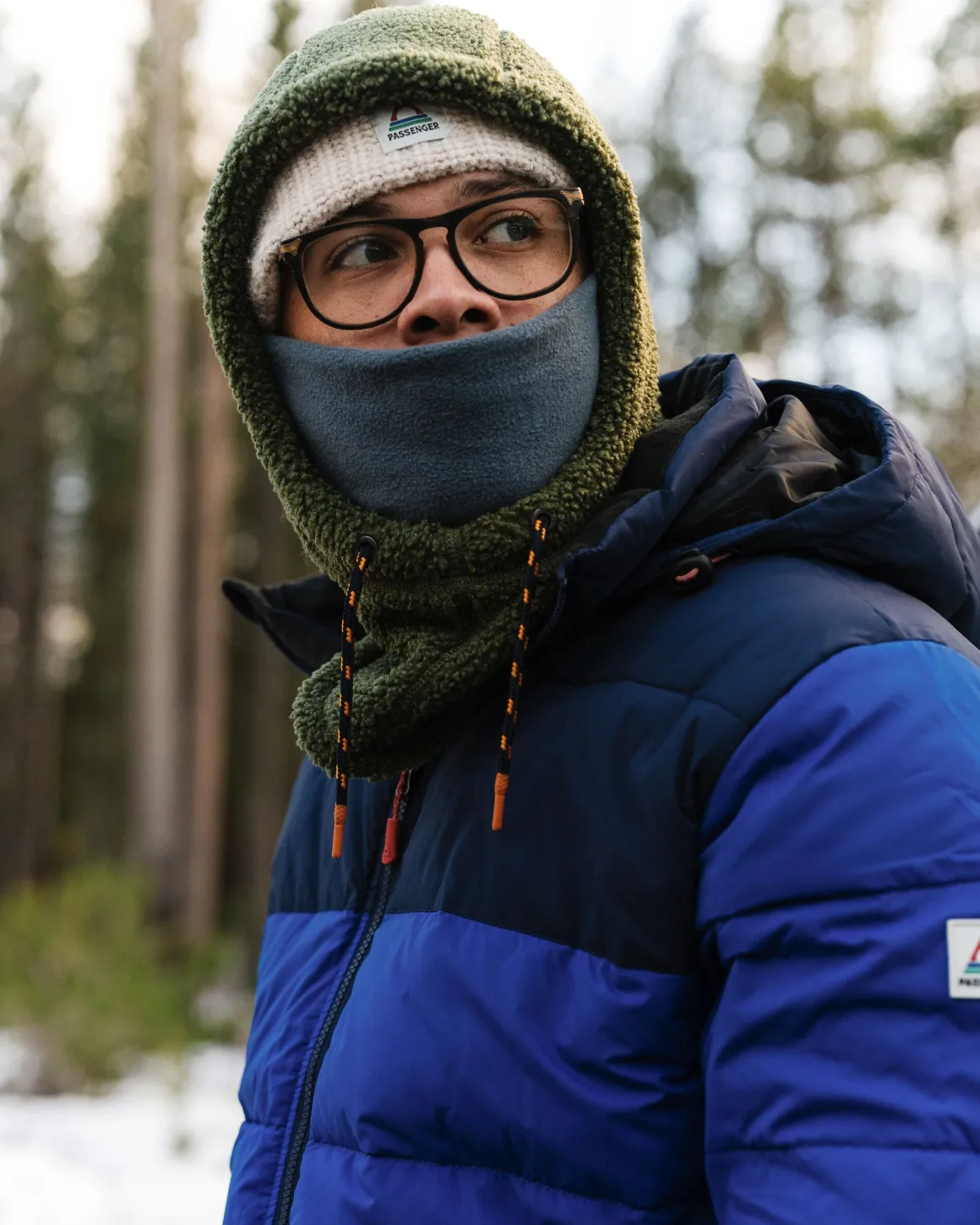 Hoodie en polaire recyclée Snowdrift - Kaki