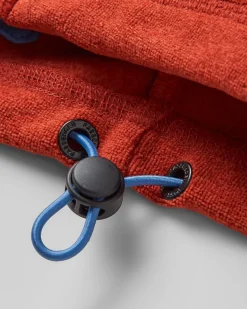 Hoodie en polaire recyclée Women's Crest - Red Ochre