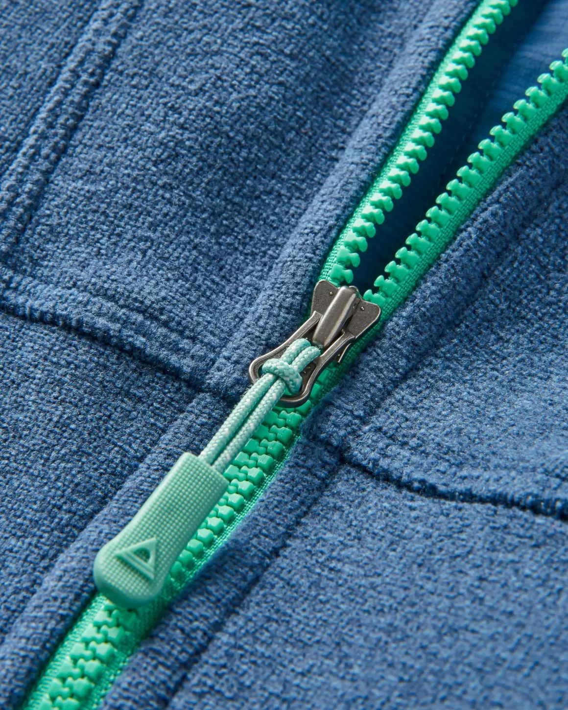 Hoodie en polaire recyclée Polartec® pour hommes - Denim foncé chiné