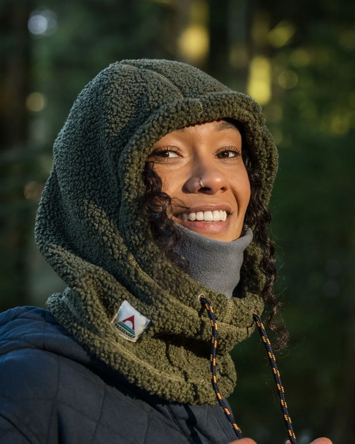Hoodie en polaire recyclée Snowdrift - Kaki