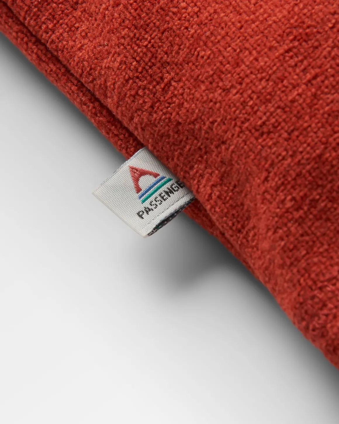 Hoodie en polaire recyclée pour hommes Pinegrove - Rouge Ocre