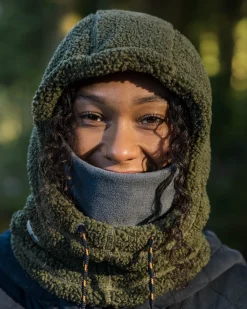 Hoodie en polaire recyclée Snowdrift - Kaki