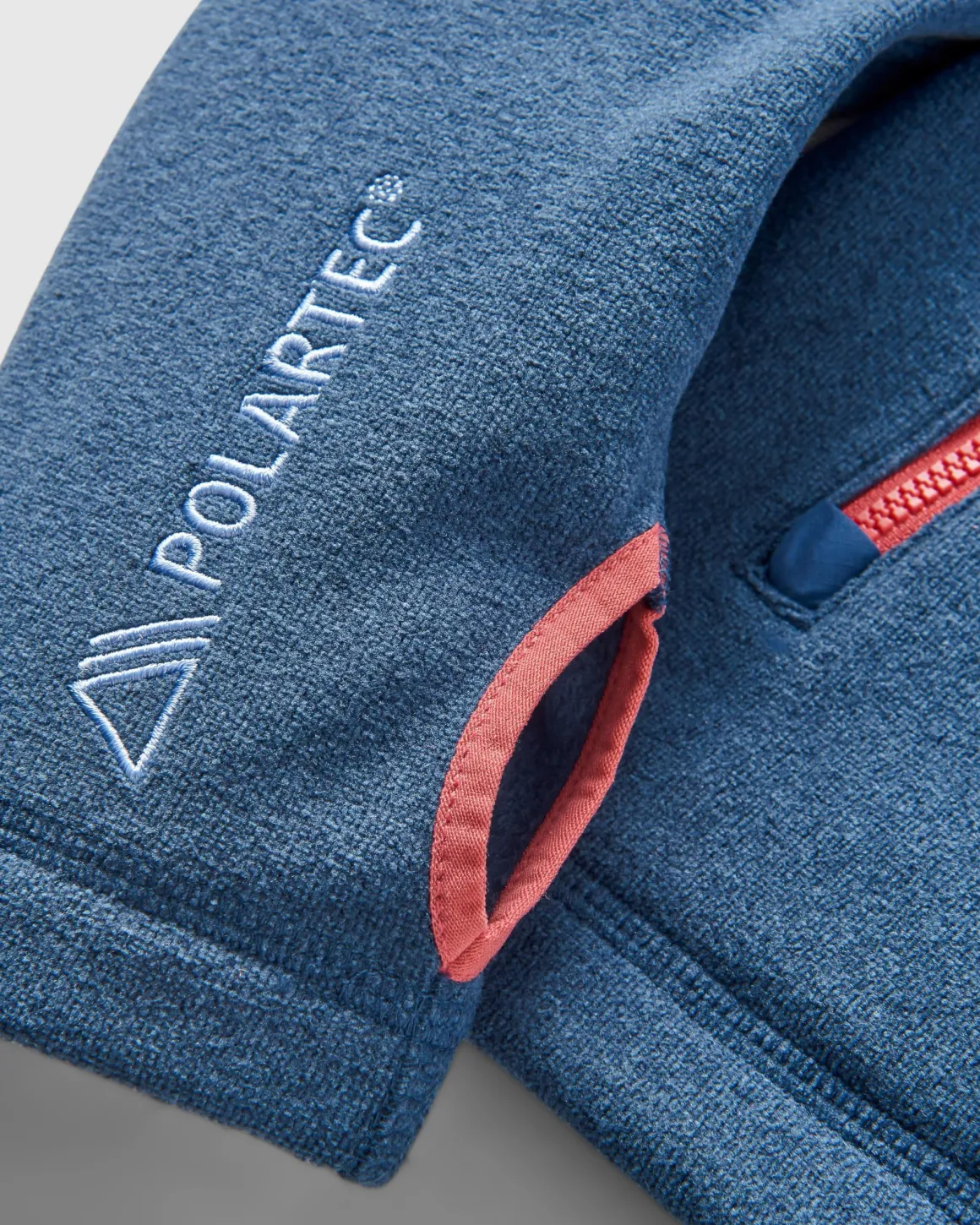 Hoodie en polaire recyclée pour femmes - Dark Denim Marl
